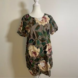 Floral print Linen Summer Dress / top
